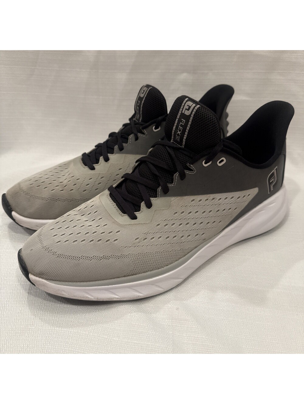 Footjoy FJ Flex XP 56281 Men's Sz 13 M Gray Spikeless Golf Shoes